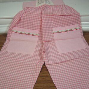 Vintage novelty hand made "Slipper Slacks" travel bag